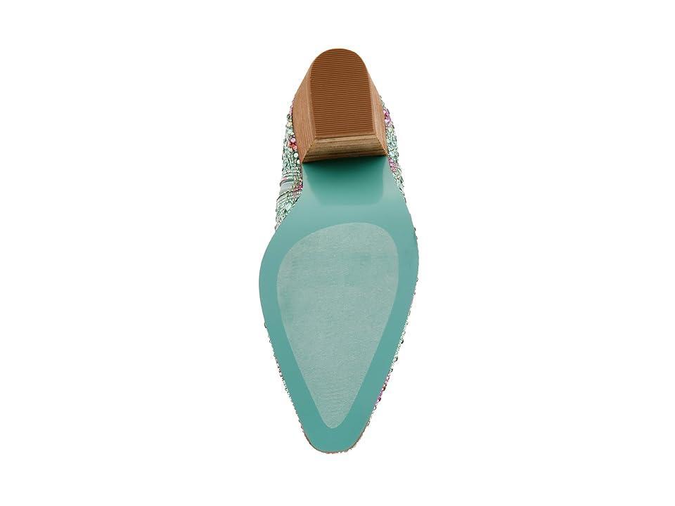 Blue by Betsey Johnson Diva (Mint Floral) Women's Shoes Product Image