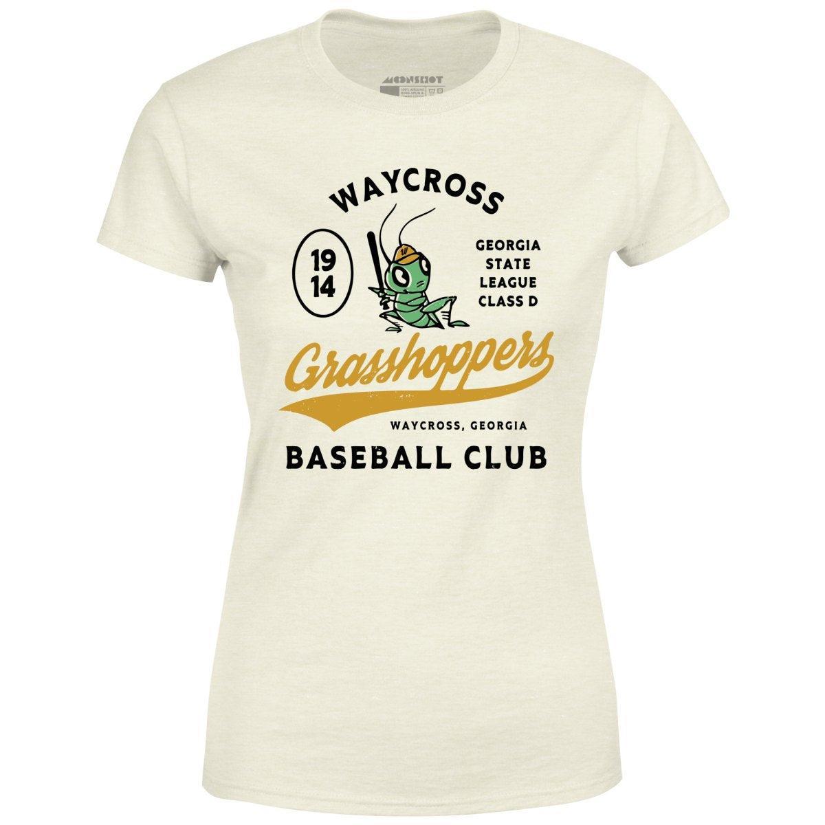 Waycross Grasshoppers - Georgia - Vintage Defunct Baseball Teams - Women's T-Shirt Female Product Image