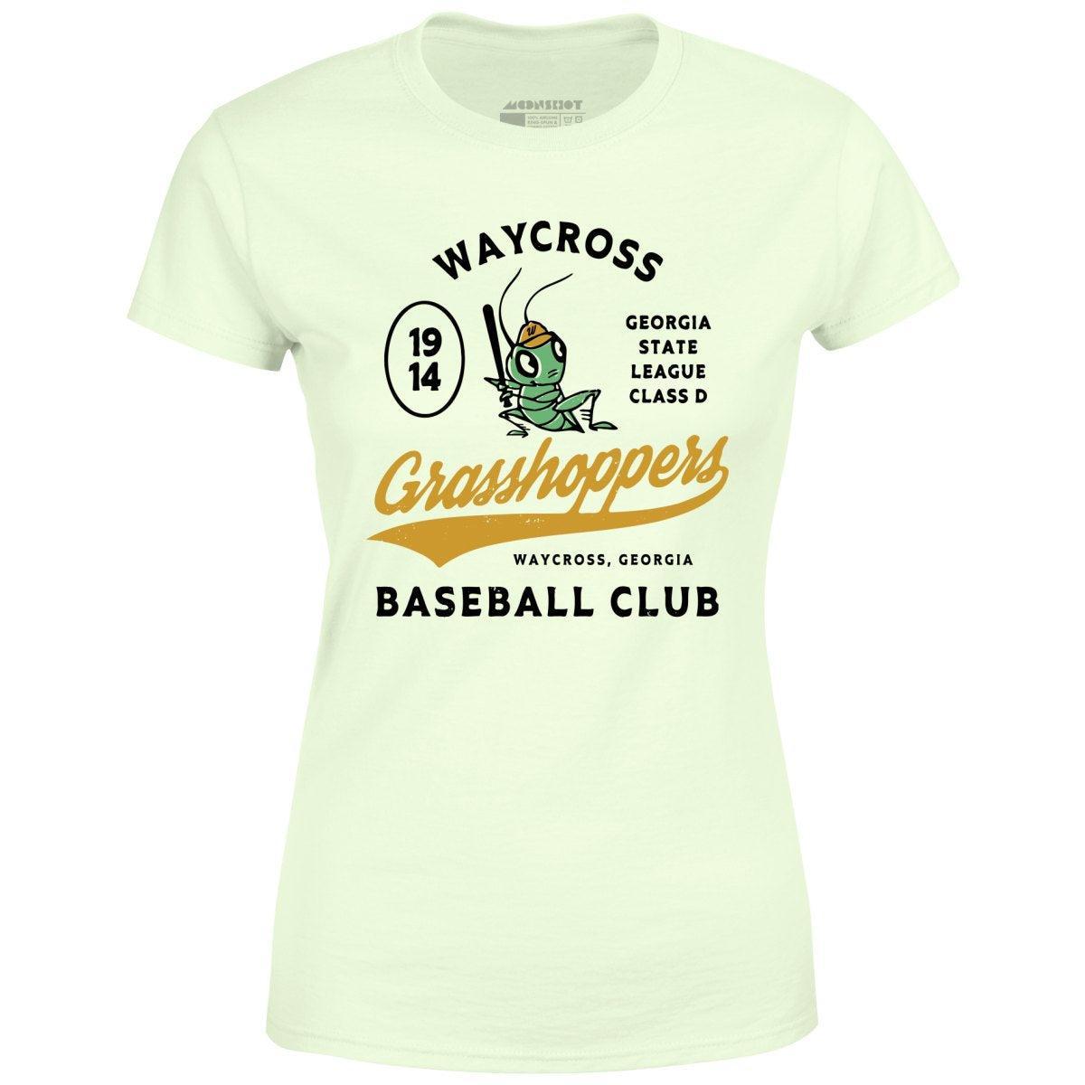 Waycross Grasshoppers - Georgia - Vintage Defunct Baseball Teams - Women's T-Shirt Female Product Image