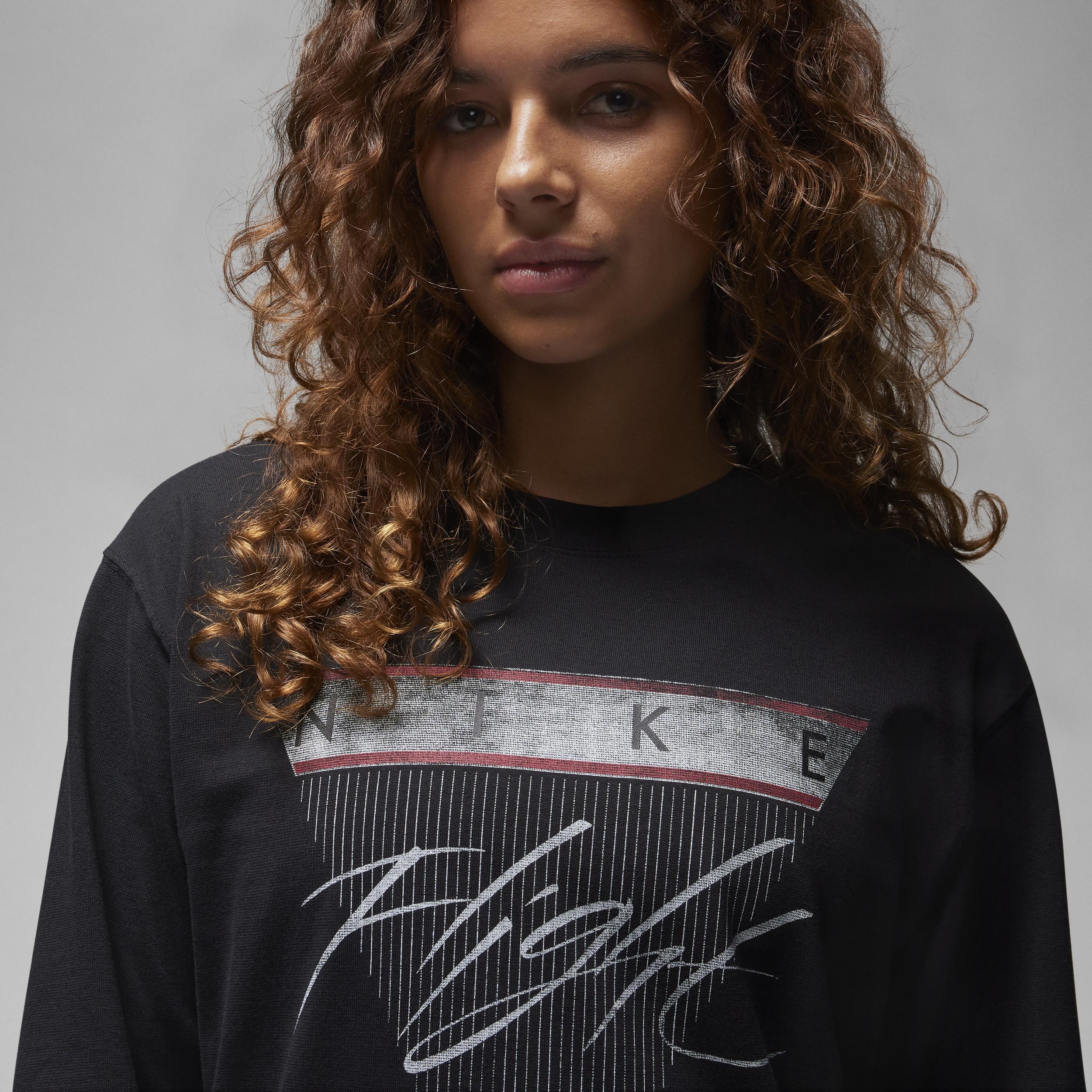 Women's Jordan Long-Sleeve Graphic T-Shirt Product Image