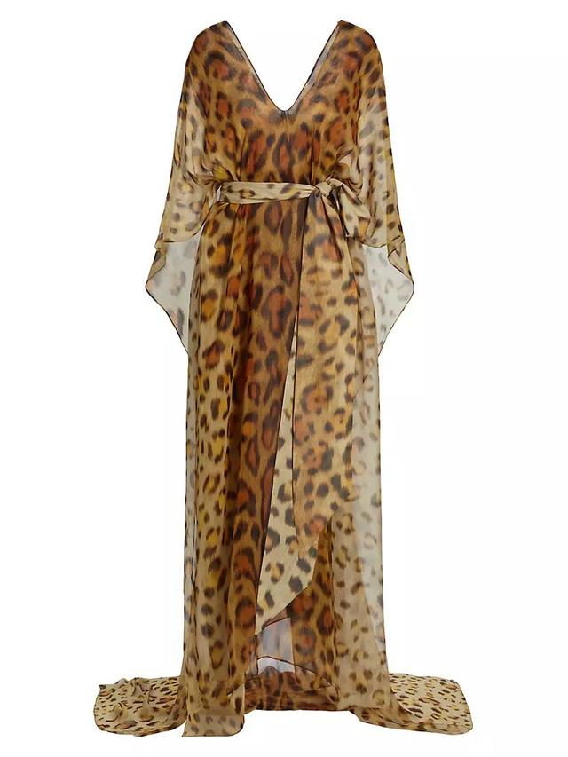 Jaguar Silk Chiffon Caftan Product Image