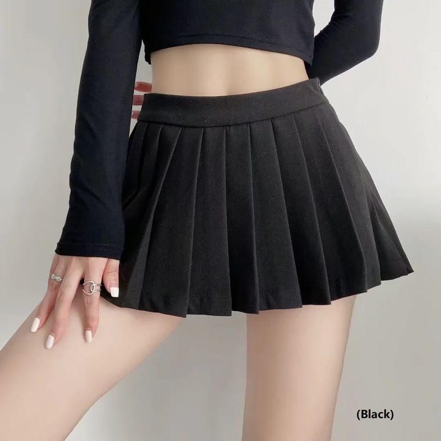 Pleated Mini Skirt product image