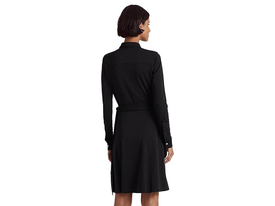 LAUREN Ralph Lauren Stretch Jersey Shirtdress Women's Clothing Product Image