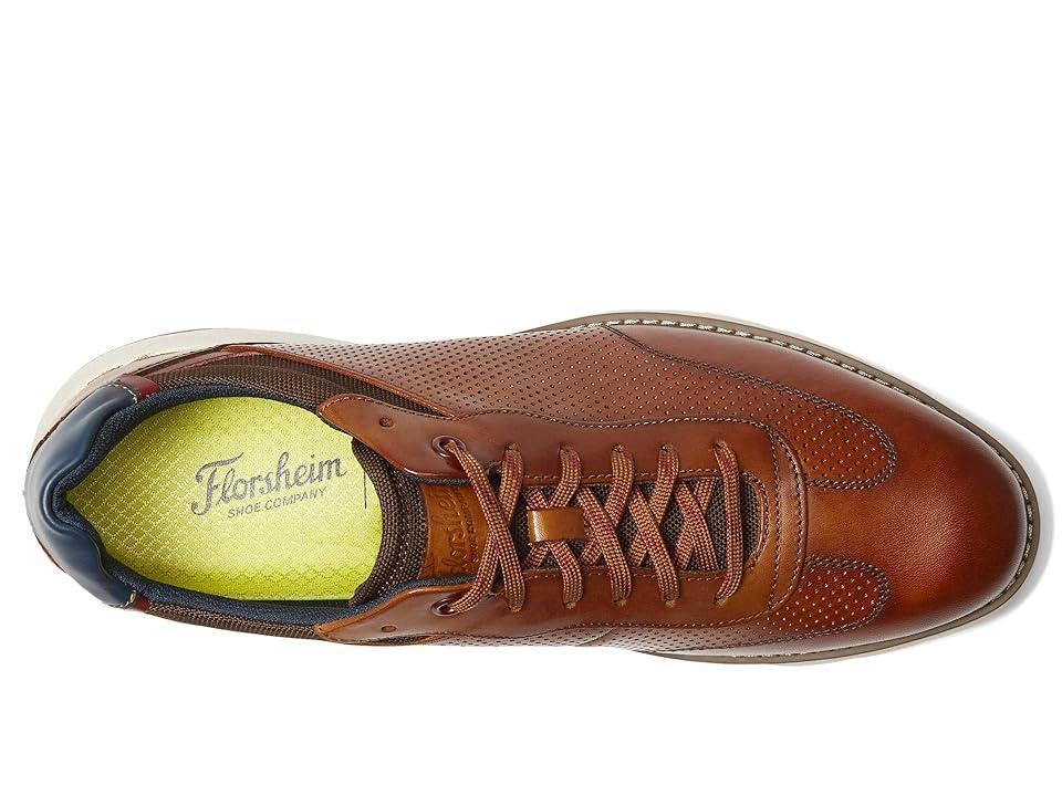 Florsheim Frenzi T-Toe Sneaker (Cognac Smooth) Men's Shoes Product Image