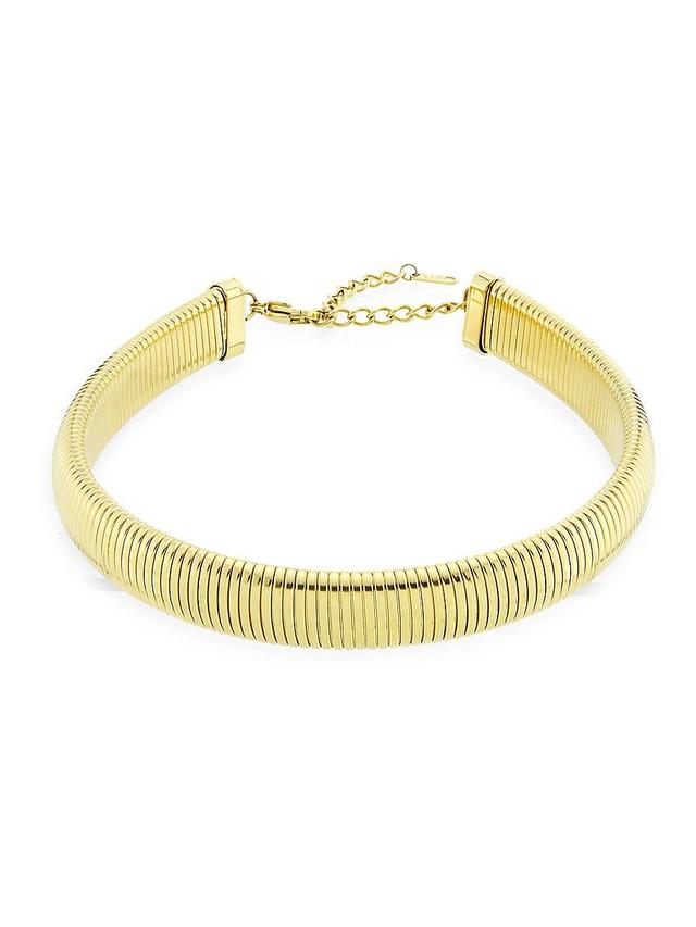 Womens Heritage Serpent 18K Gold-Plated Choker Product Image