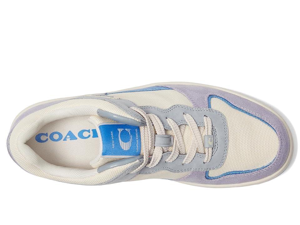 COACH C201 Canvas (Chalk/Soft Purple) Women's Shoes Product Image