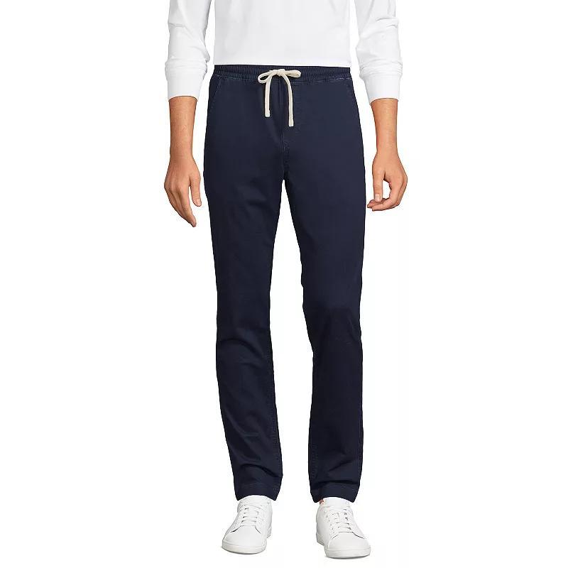 Mens Lands End Deck Pants Radiant Blue Product Image