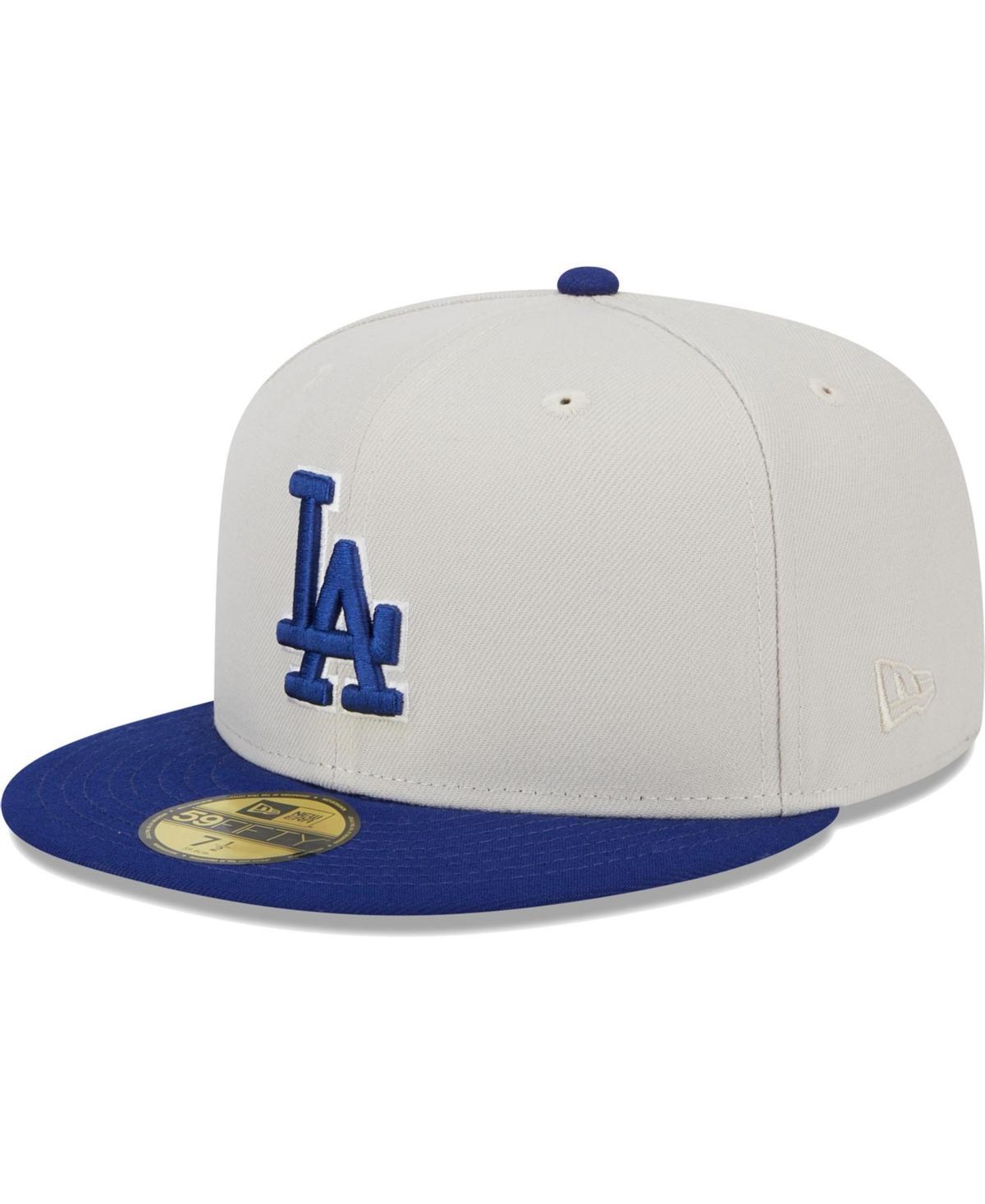 Mens New Era Gray Los Angeles Dodgers World Class Back Patch 59FIFTY Fitted Hat - Gray Product Image