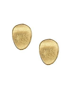 Womens Lunaria 18K Yellow Gold Small Button Earrings - Gold - Gold - Size Small Product Image