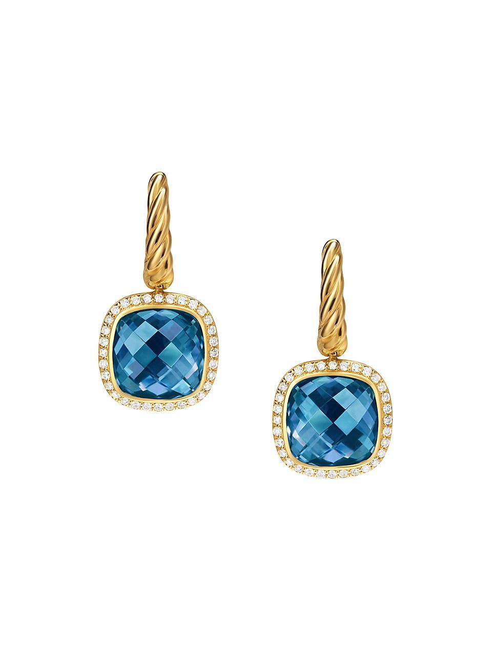 Womens Albion Drop Earrings in 18K Yellow Gold Product Image