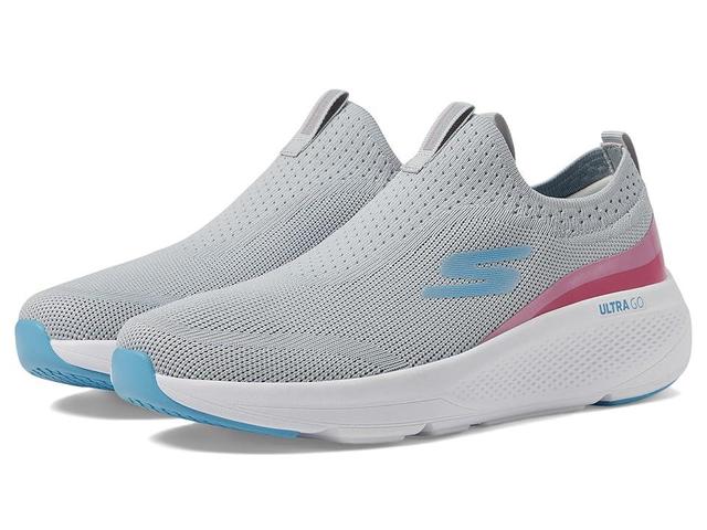 SKECHERS Go Run Elevate Knit Slip-On Pink) Women's Running Shoes Product Image