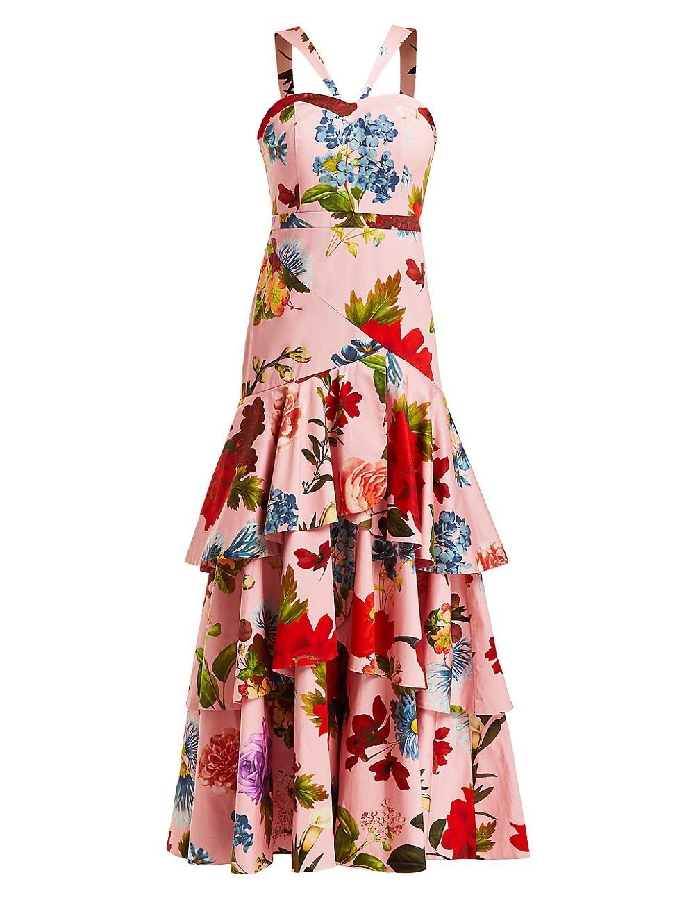 Womens Victoria Tiered Floral Dress Product Image