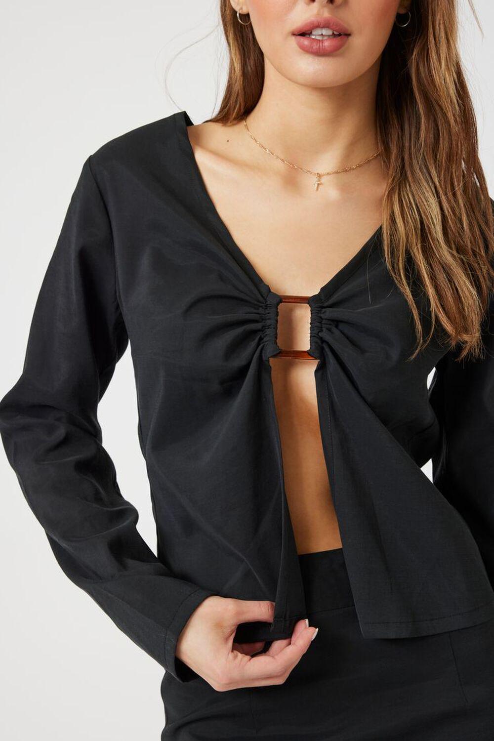 O-Ring Split-Front Top | Forever 21 Product Image