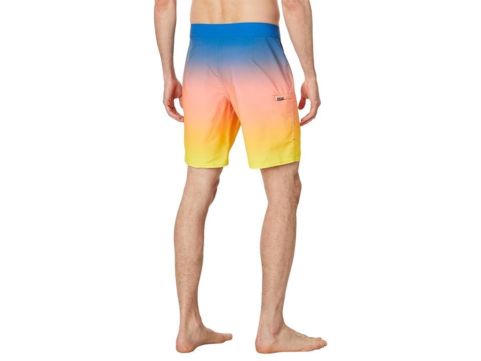 O'Neill Hyperfreak Heat Fade 19 Boardshorts (Multicolor 1) Men's Swimwear Product Image