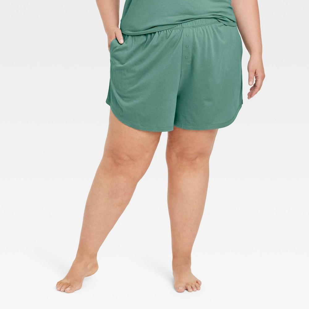 Womens Sleep Pajama Shorts - Auden 1X Product Image