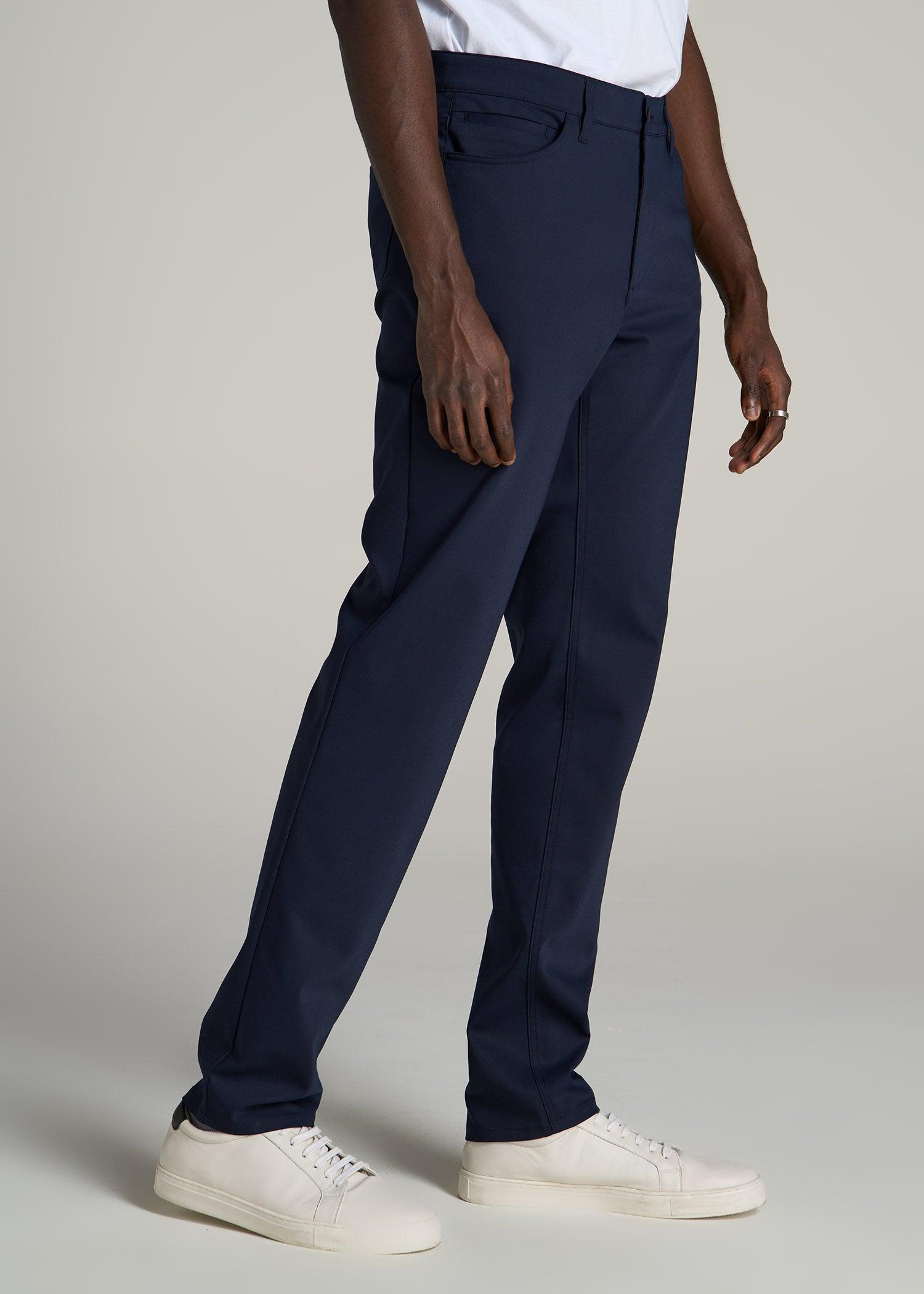 365 Stretch 5-Pocket TAPERED Pants for Tall Men in Evening Blue Male Product Image