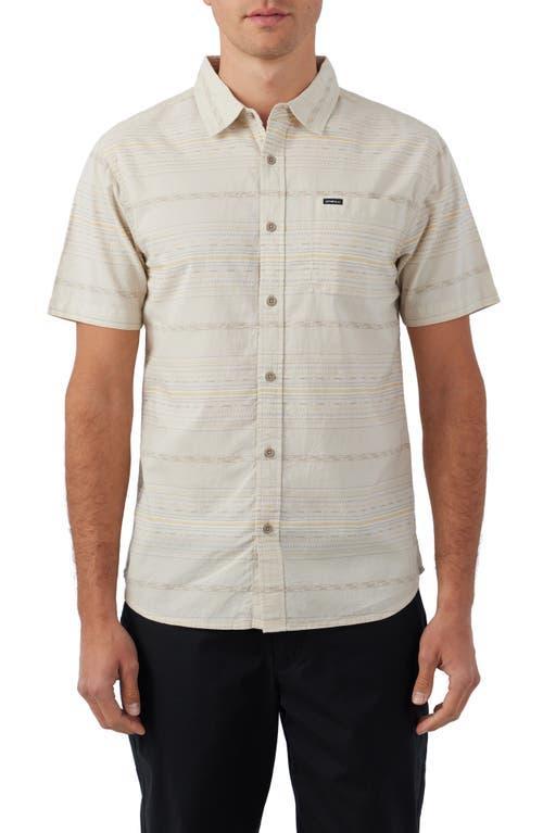 ONeill Seafarer Stripe Short Sleeve Button-Up Shirt Product Image