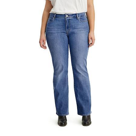 Plus Size Levis Classic Bootcut Jeans, Womens Med Blue Product Image