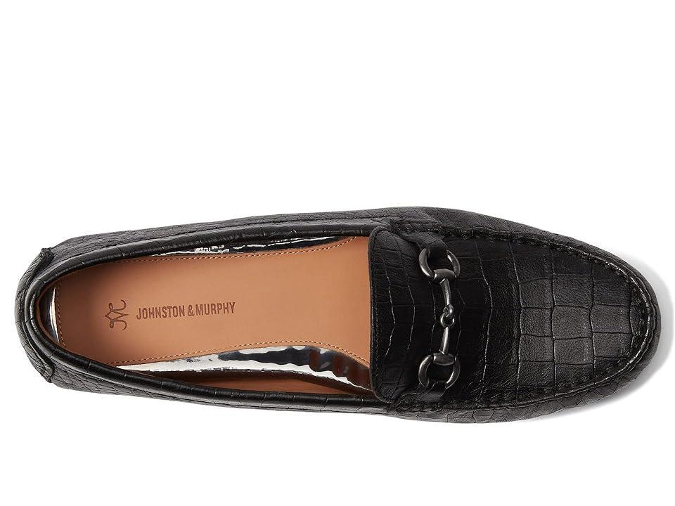 Johnston & Murphy Maggie Bit Croc Embossed Sheepskin) Women's Shoes Product Image