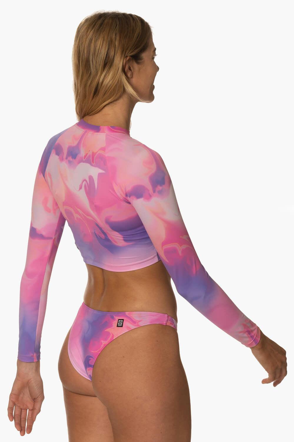 Moana Long Sleeved Crop Rashie - Radiance Female Product Image