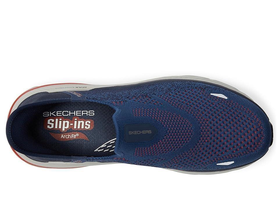 SKECHERS Hands Free Slip-ins Max Cushioning Arch Fit 2.0 - Fortuitous 2.0 (Navy/Red) Men's Shoes Product Image