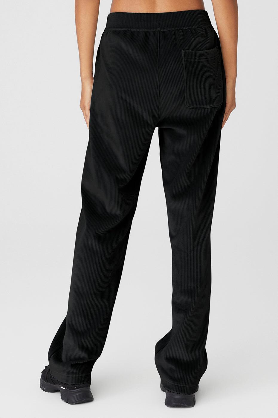 Velour Baller Pant - Black Product Image