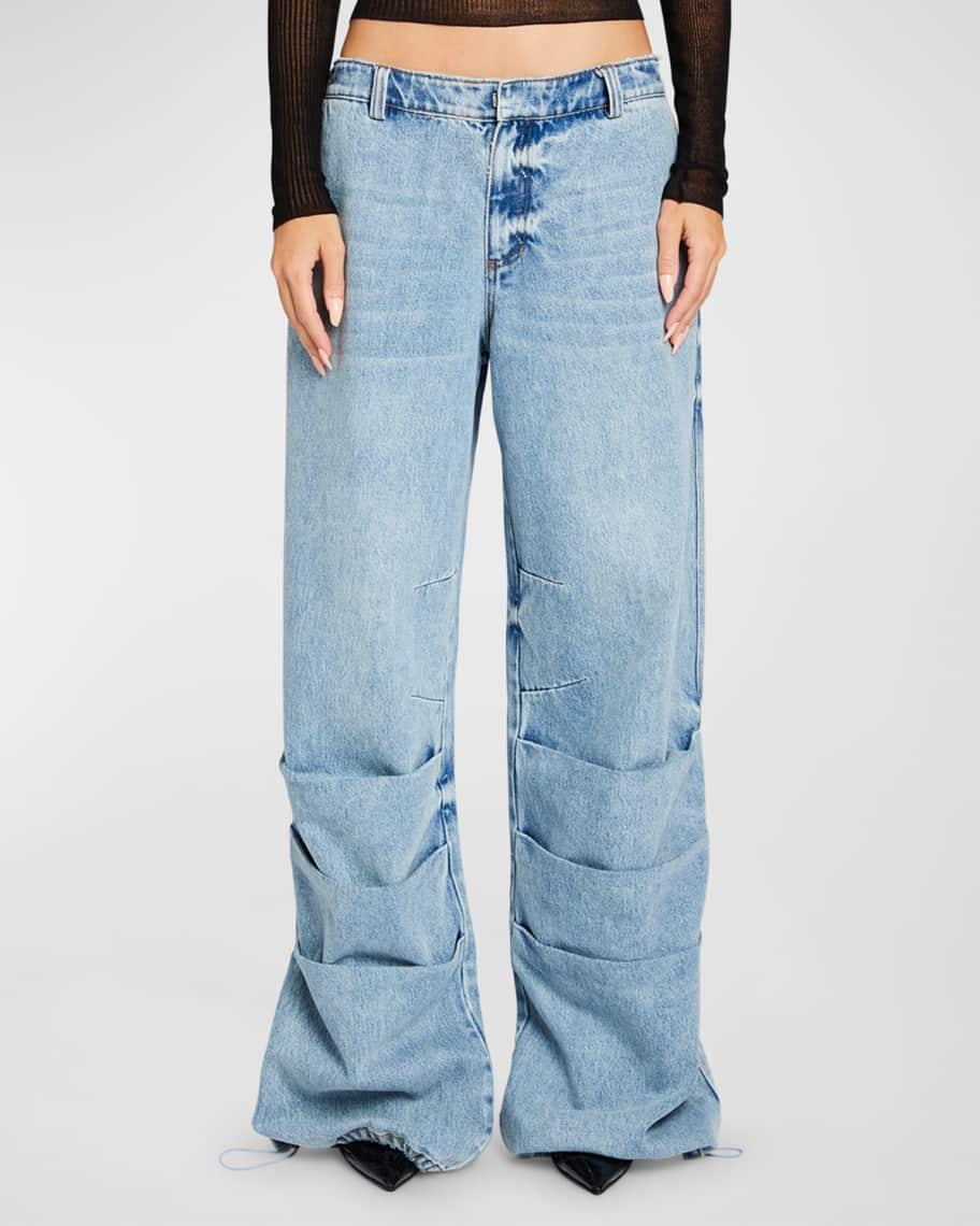 Womens Chelle Ruched Jeans Product Image