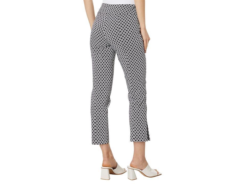 Elliott Lauren Lattice - Pull-On Crop w/ Side Vent Detail White) Women's Casual Pants Product Image