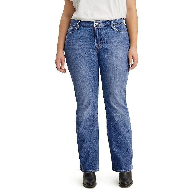 Plus Size Levis Classic Bootcut Jeans, Womens Med Blue Product Image