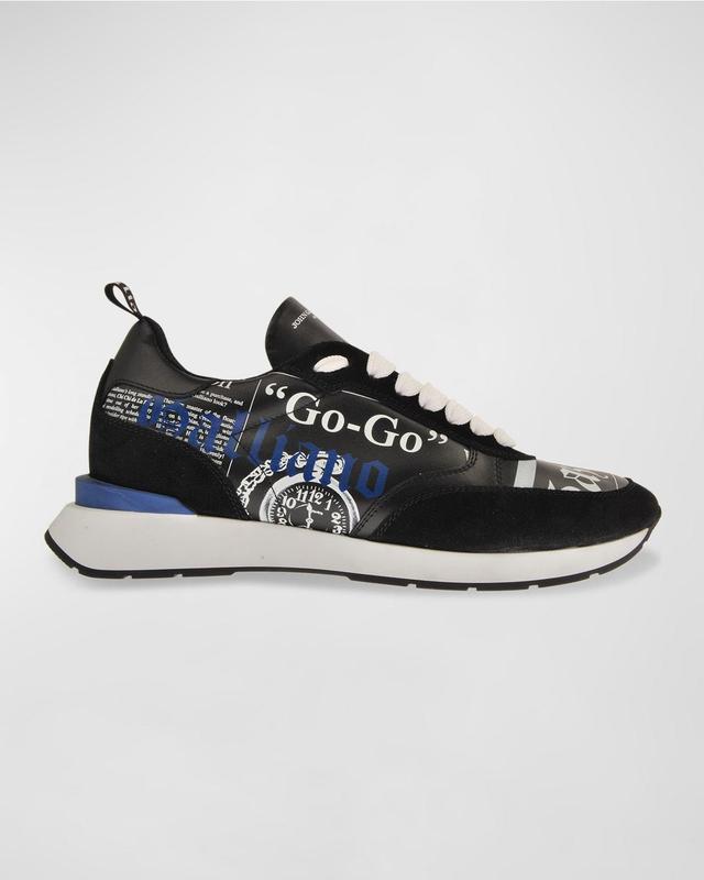 Mens Gazette Logo Runner Sneakers Product Image