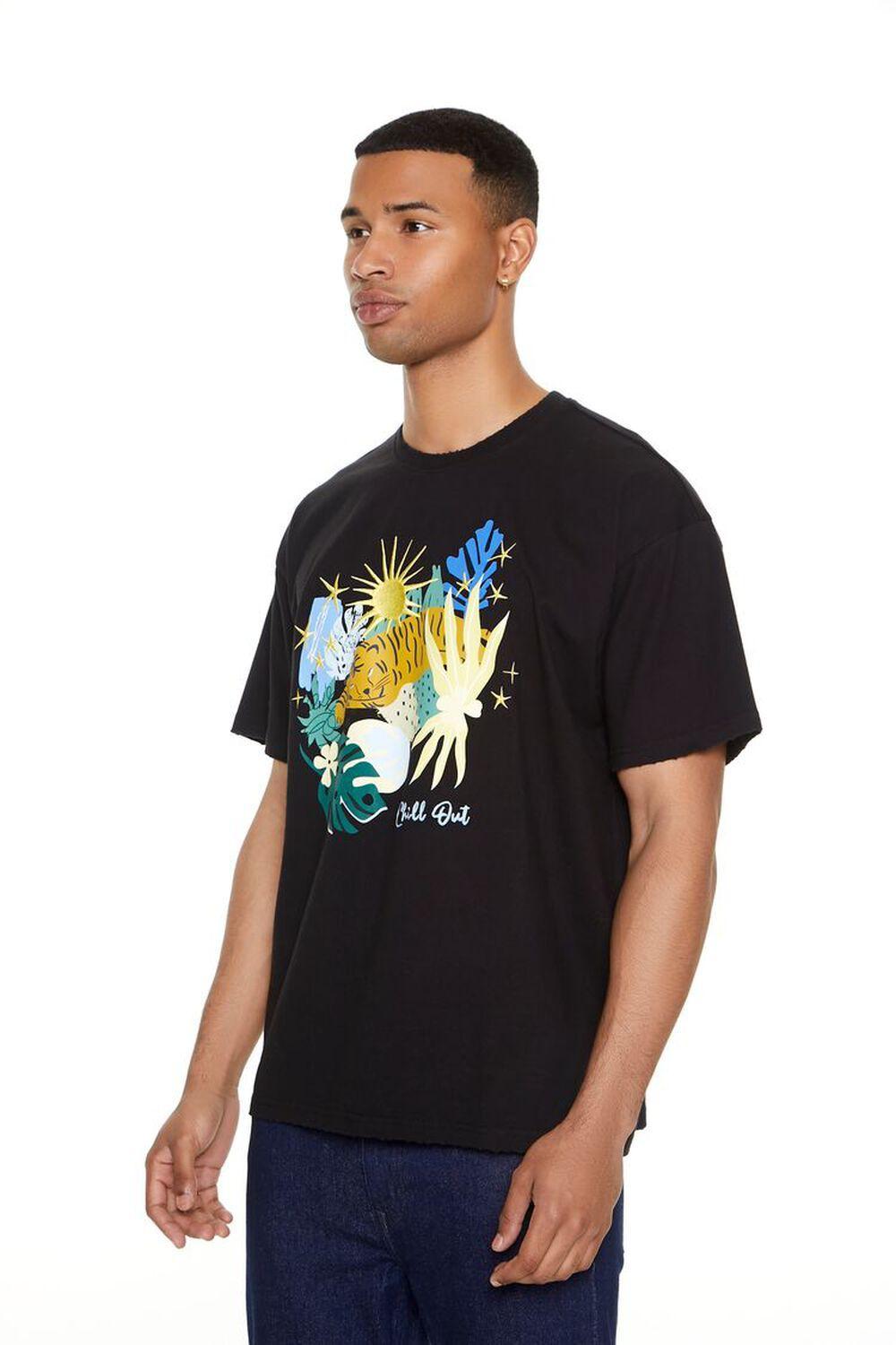 Embroidered Chill Out Graphic Tee | Forever 21 Product Image