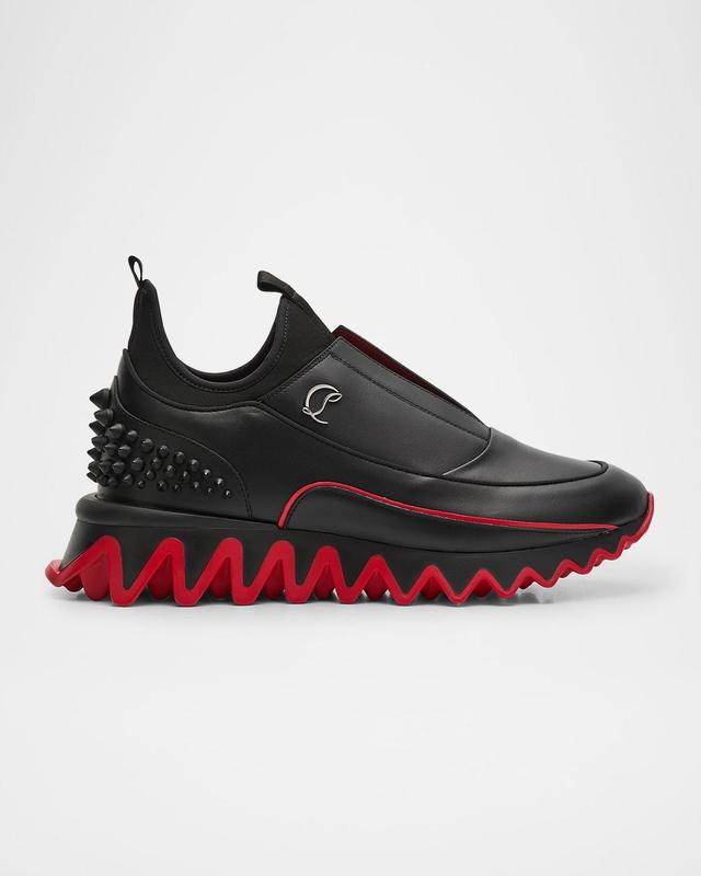 Men's Sharkyloub SP Spikes Leather Runner Sneakers Product Image