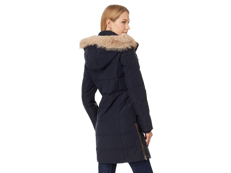 Lauren Ralph Lauren Heritage Puffer W Ff Trim Hood 35 (Dark ) Women's Coat Product Image