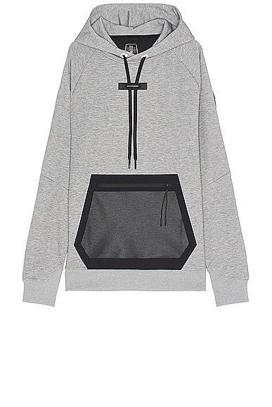 On Hoodie (Grey) Men's Clothing Product Image