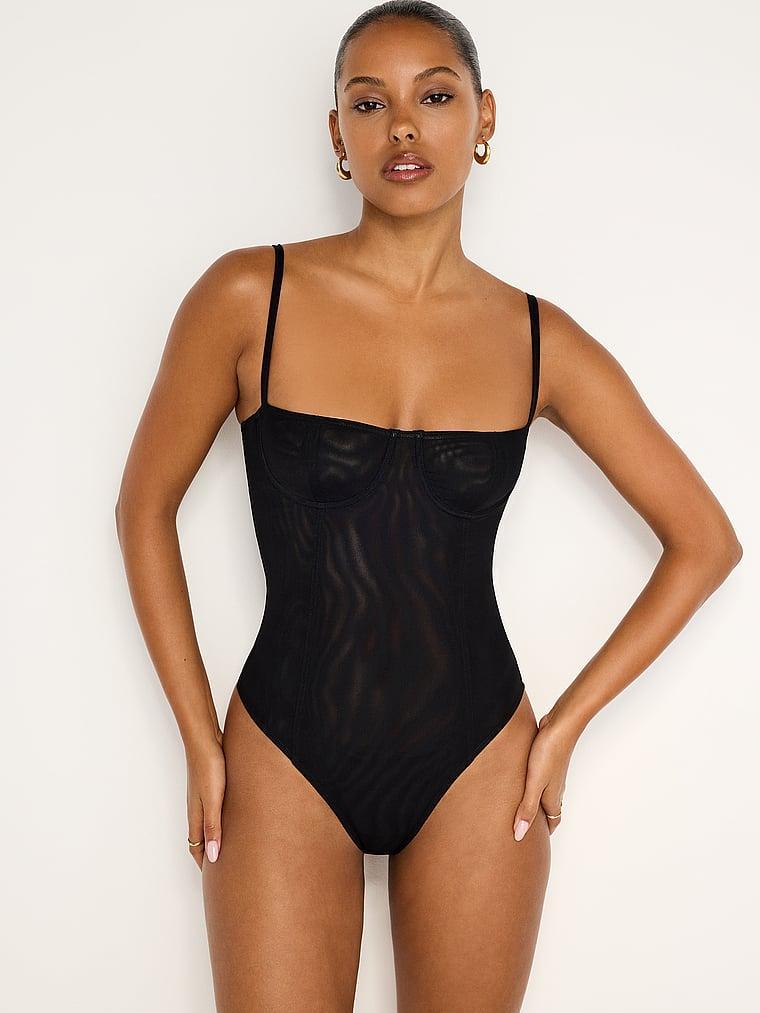 Corset Demi Mesh Bodysuit Product Image