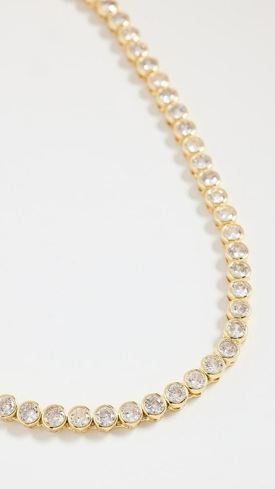 Alexa Leigh Crystal Bezel Tennis Necklace | Shopbop Product Image