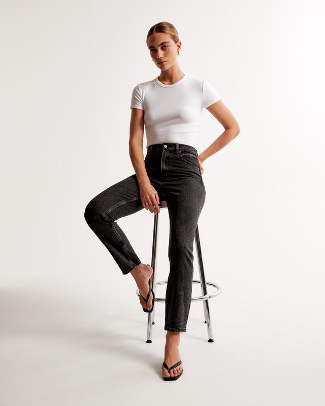 High Rise Mom Jean Product Image