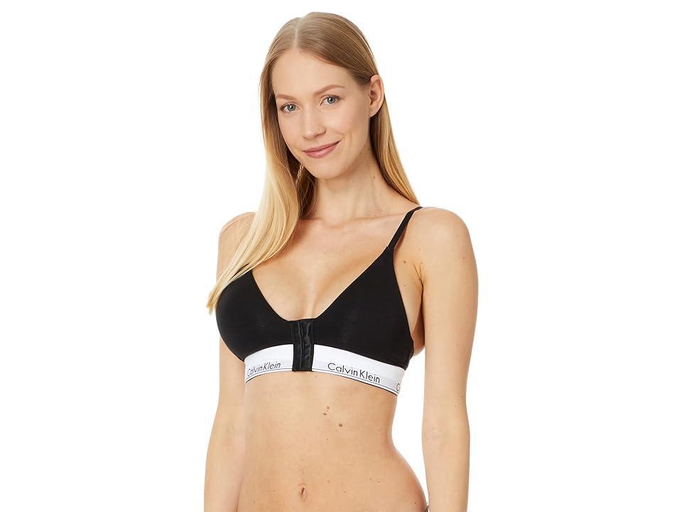 Calvin Klein Underwear Modern Cotton Lightly Lined Triangle Recovery Bra Women's Bra Product Image