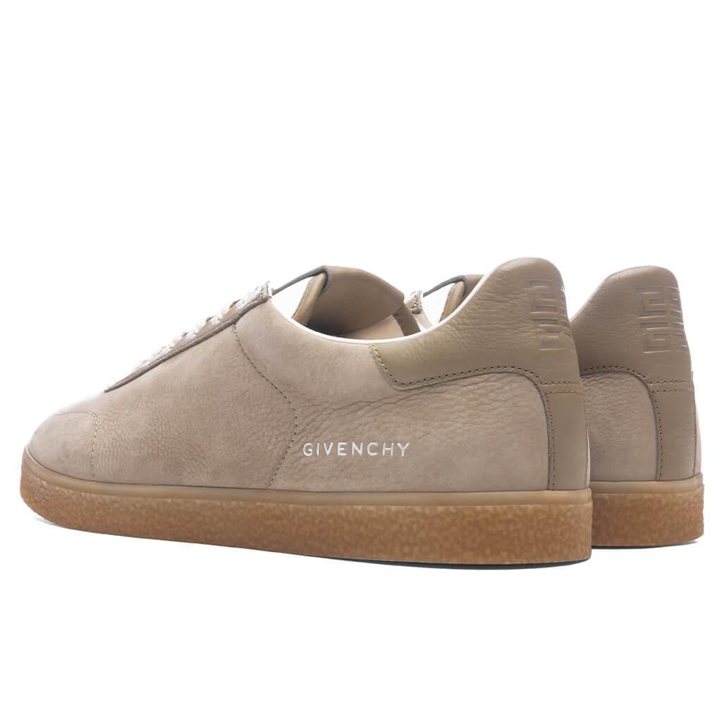 Town Nubuck and Leather Sneakers - Khaki Male Product Image