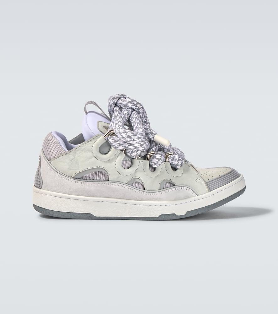 LANVIN Curb 3.0 Sneakers In 0013 White/grey Product Image