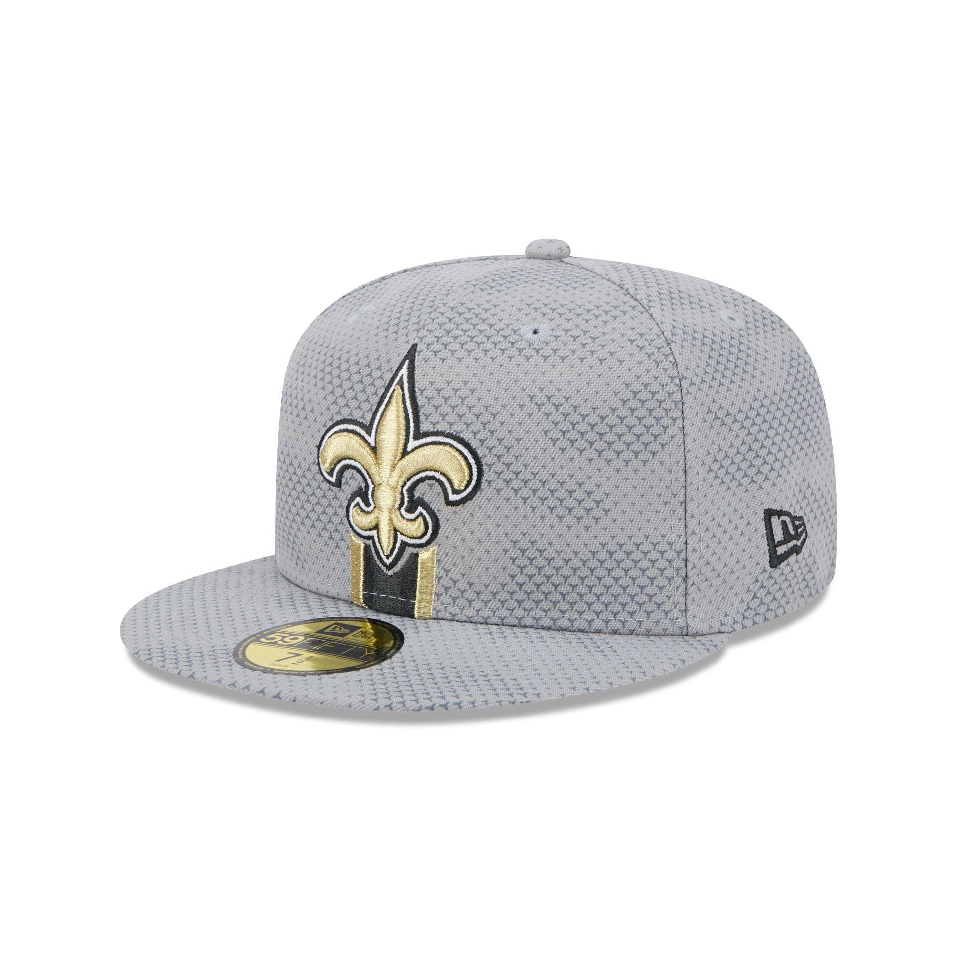 New Orleans Saints 2024 Sideline Gray 59FIFTY Fitted Hat Male Product Image