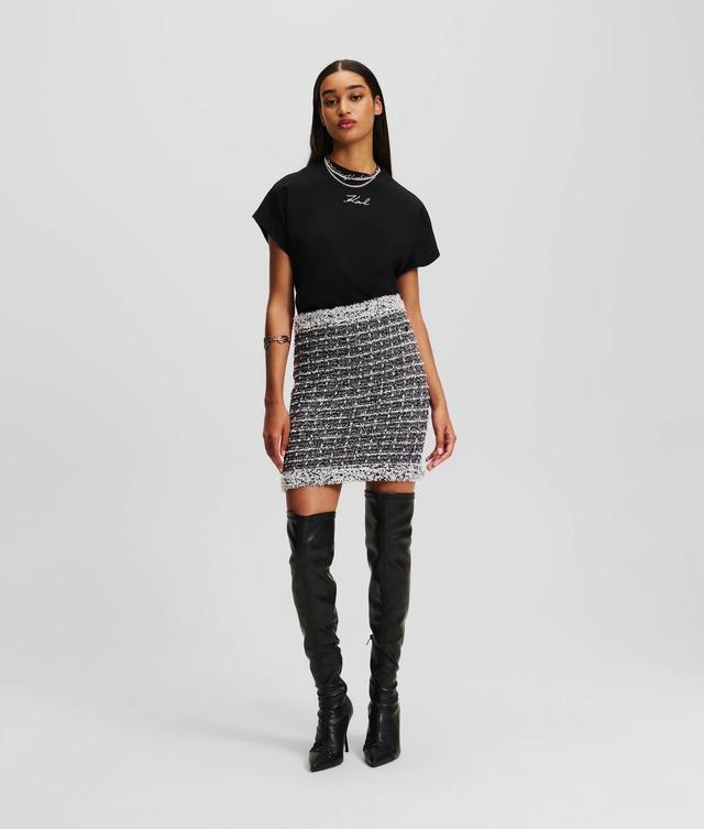 BOUCLÉ PENCIL SKIRT Product Image