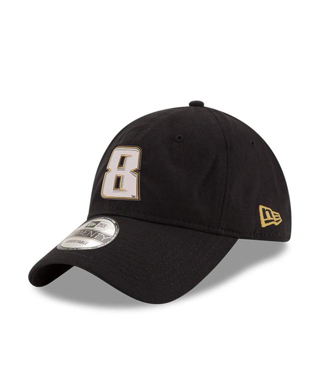 Mens New Era Black Kyle Busch Team Enzyme Washed 9TWENTY Adjustable Hat Product Image