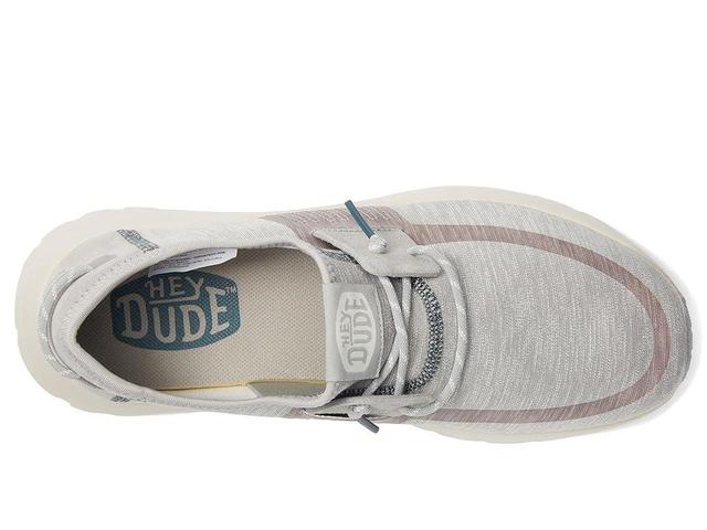 Hey Dude Sirocco Dual Knit (Light Grey) Men's Shoes Product Image