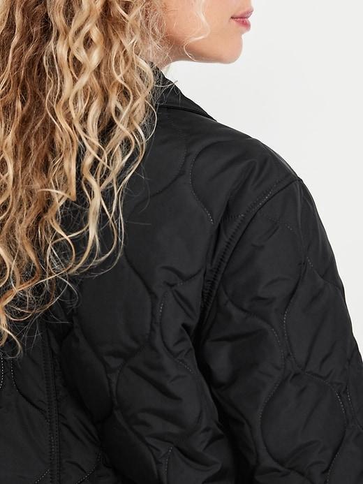 Quilted Long Jacket Product Image