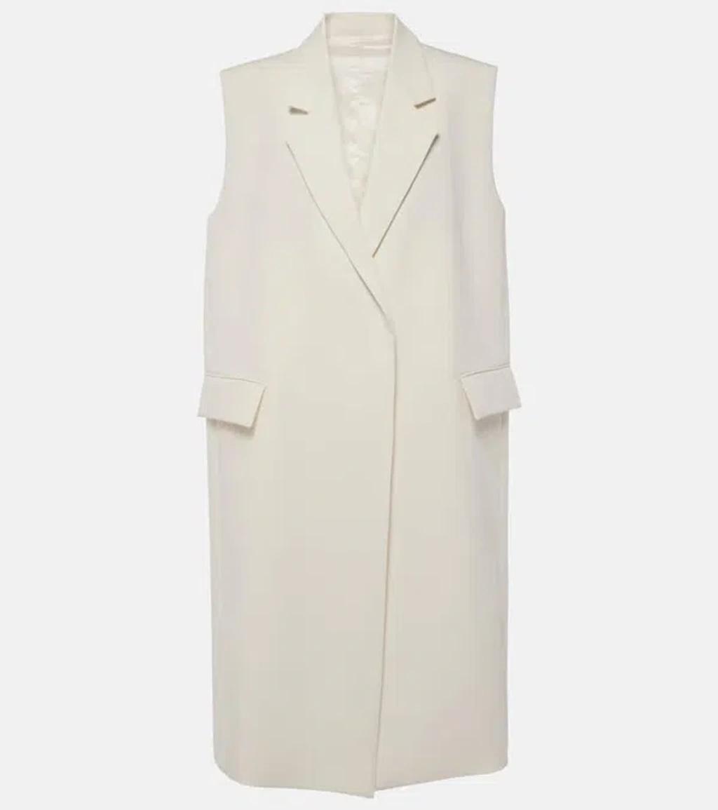 TOTÊME Grain De Poudre Coat In Beige Product Image