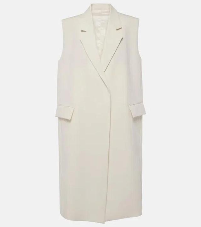 TOTÊME Grain De Poudre Coat In Beige Product Image