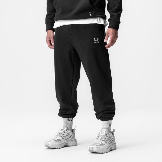 0655. Tech-Terry™ Oversized Sweats - Black "Patch" Product Image