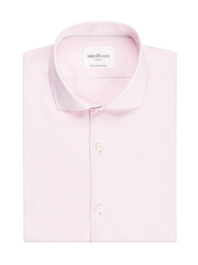 Mens Cotton Twill Slim-Fit Shirt Product Image