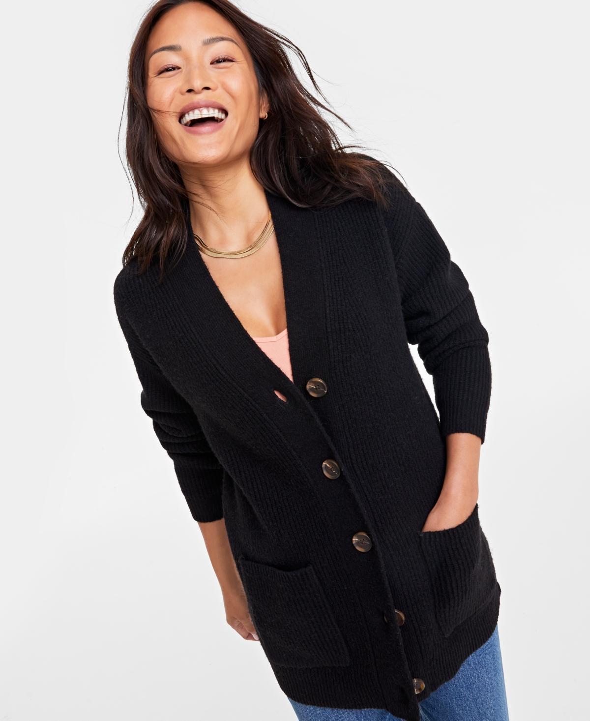 On 34th Womens Long Patch Pocket Cardigan, Created for Macys product image